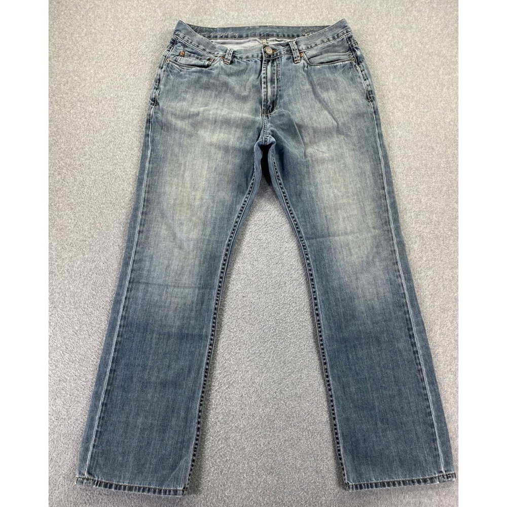 Tommy Bahama Jeans Men's 36x32 Blue Standard Fit Straight Leg (Fits 34x32)